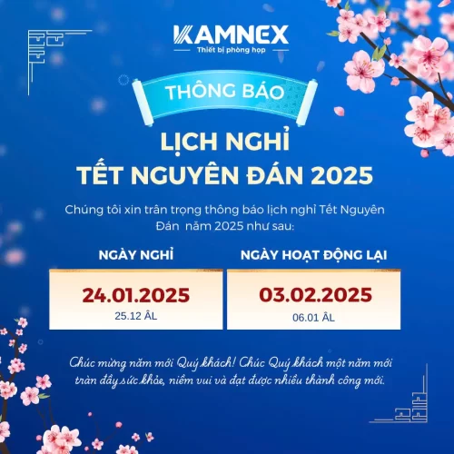 thông báo lịch nghỉ tết nguyên đán 2025