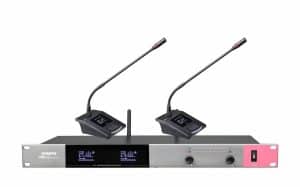 Micro cổ ngỗng không dây 2 mic Shupu HM-001/2