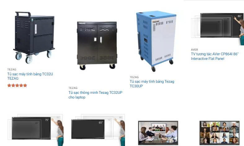 Gói thiết bị cho phòng học thông minh