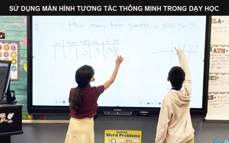 Lợi ích của màn hình tương tác đối với học sinh và giáo viên