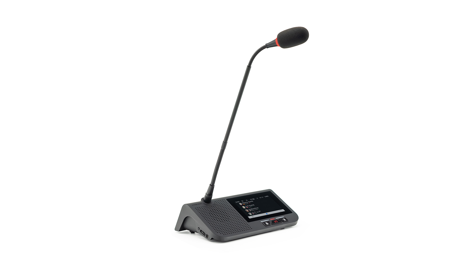 Micro hội thảo cao cấp kết hợp màn hình cảm ứng màu 4,3 inch Vissonic VIS-MSD