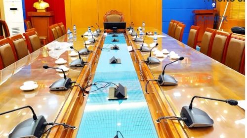 Nâng cấp thiết bị hội nghị phòng họp UBND xã