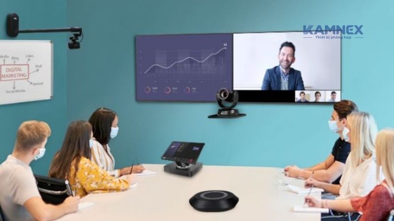 Nhu cầu lắp camera hội nghị trực tuyến sau sáp nhập