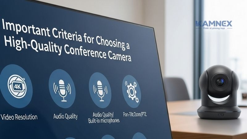 Các Tiêu Chí Quan Trọng Khi Chọn Camera Hội Nghị Với Chất Lượng Hình Ảnh Cao