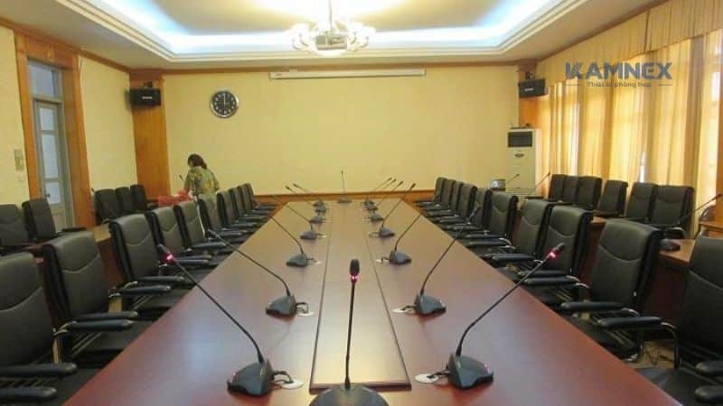 Thiết bị hội nghị không dây có sử dụng trong các không gian mở