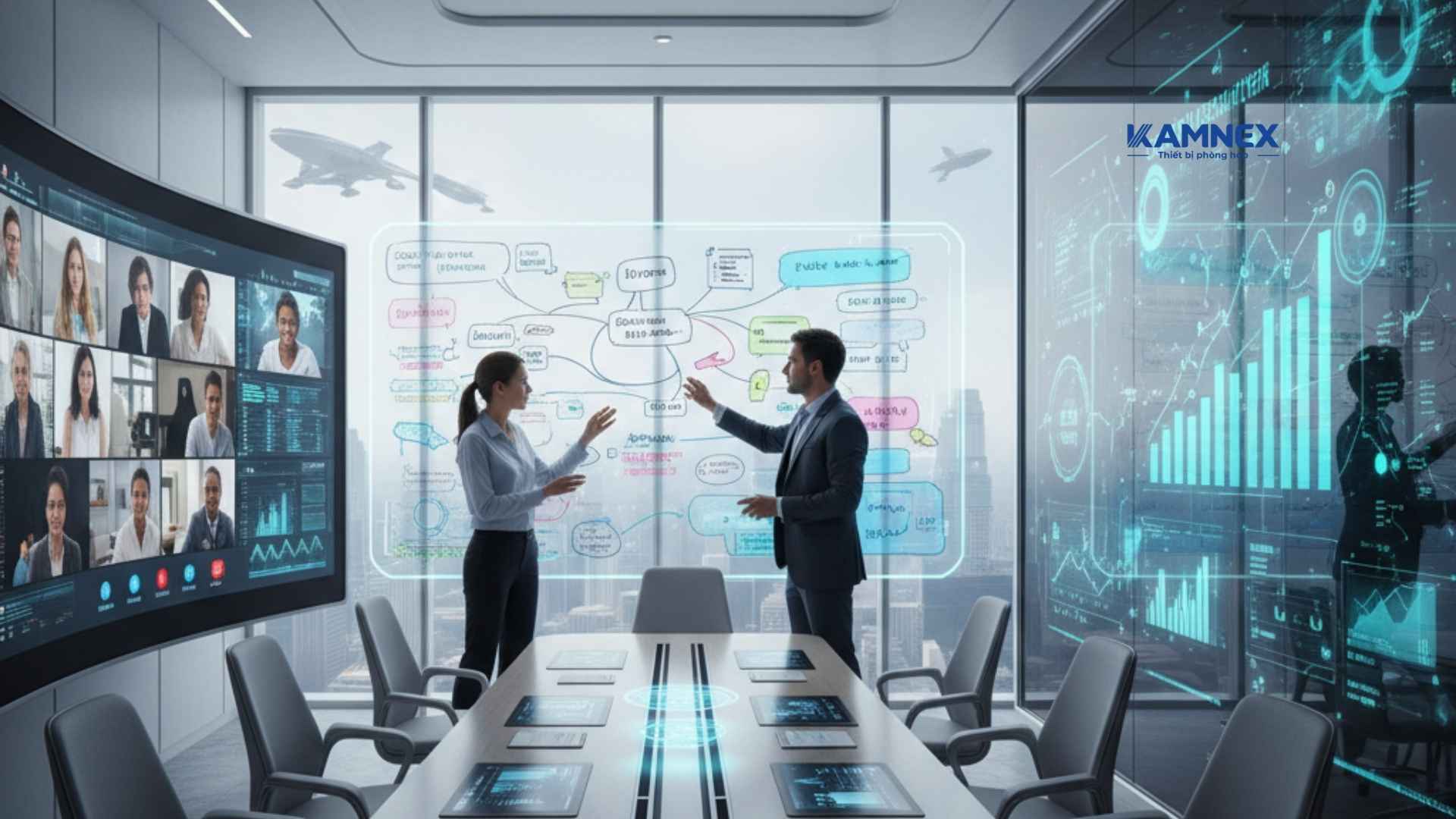 Công nghệ 2 Màn hình tương tác và bảng trắng kỹ thuật số