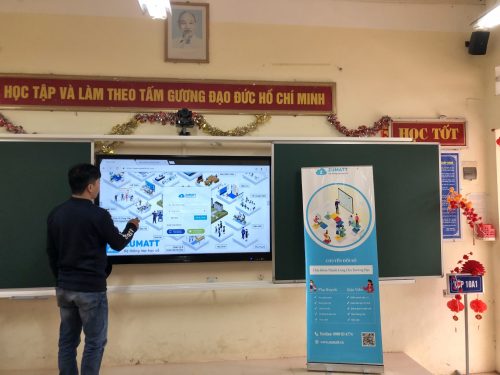 Kamnex triển khai màn hình tương tác thông minh cho trường học