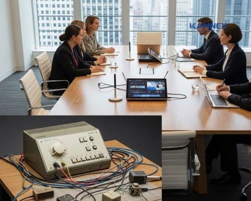 Thiết bị hội nghị không dây có thay thế được có dây