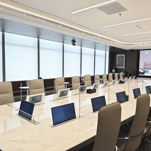 Màn hình thiết bị tương thích với thông tin và các thiết bị được hỗ trợ trong phòng họp không giấy