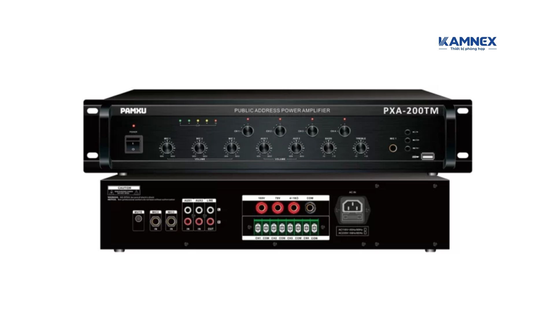 Amply 4 vùng công suất 200W PAMXU PXA-200TM
