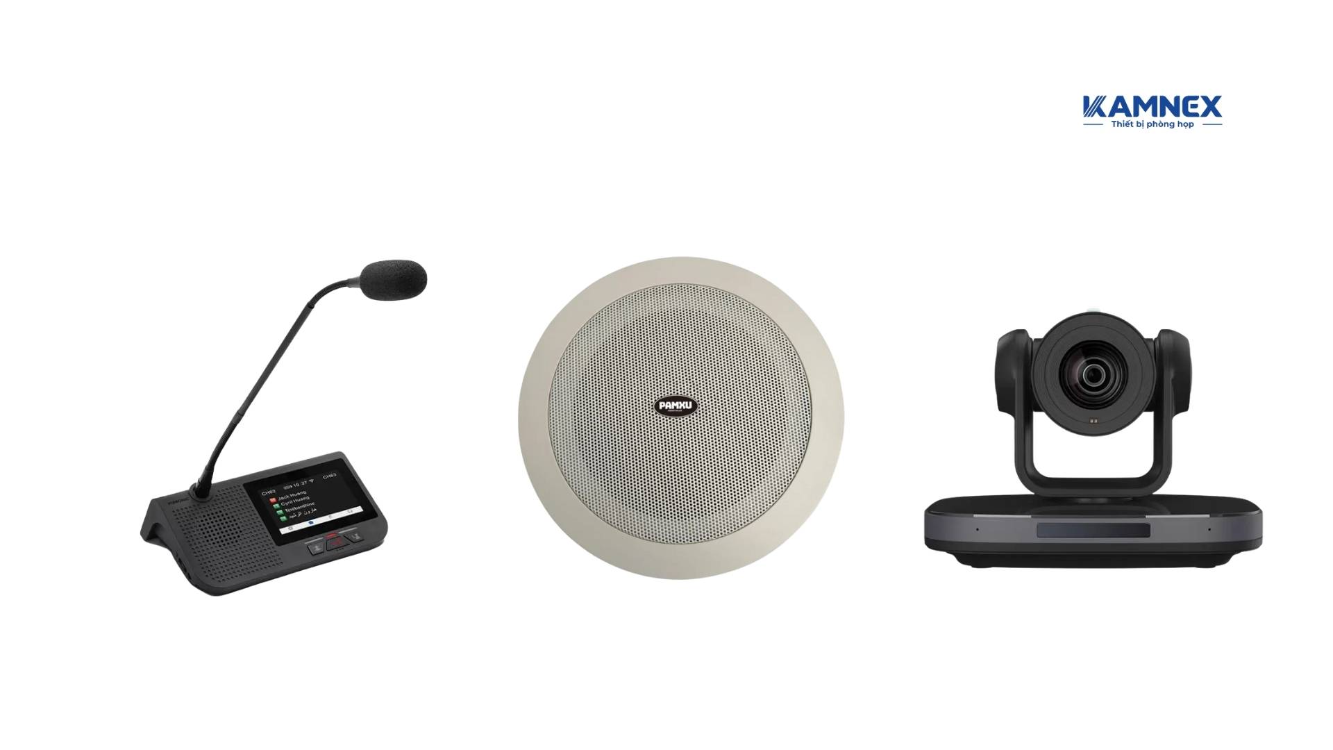Camera PTZ, micro hội nghị và loa — những gì cần biết