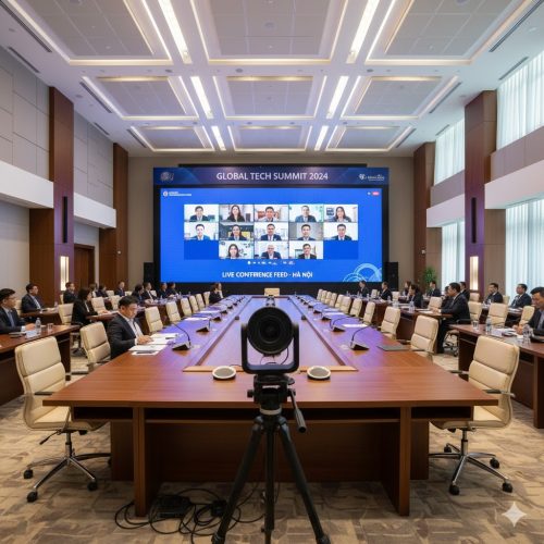 Camera hội nghị trong hội nghị trực tuyến