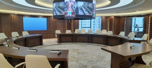 Camera họp trực tuyến được sử dụng phổ biến trong cơ quan và doanh nghiệp
