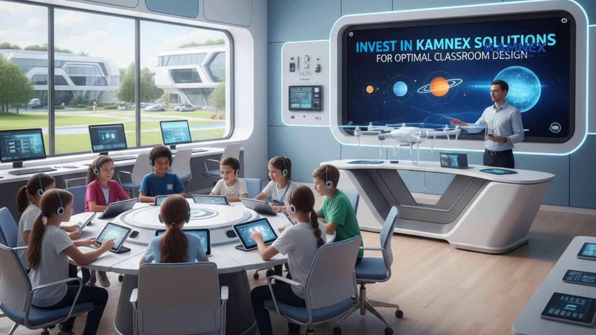 Đầu tư vào giải pháp kamnex cho thiết kế phòng học tối ưu