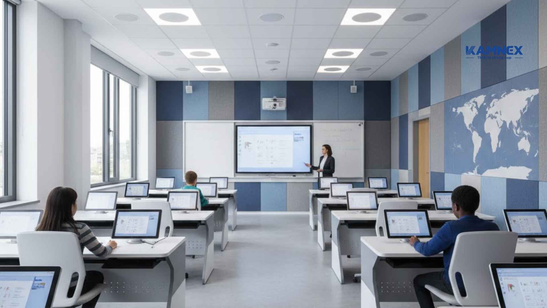 Giải pháp loa âm trần cho lớp học hiện đại