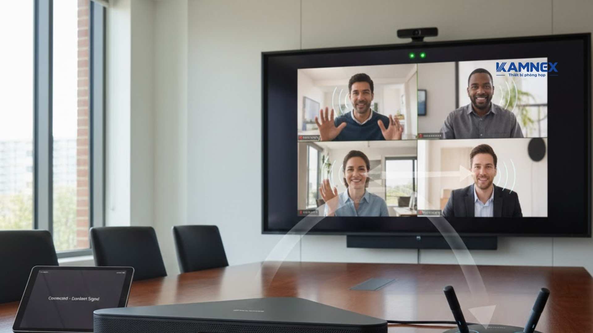 Hội nghị truyền hình Polycom – kết nối ổn định, âm thanh trung thực