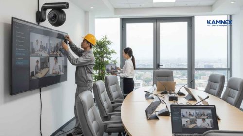 Hướng dẫn lắp đặt camera phòng họp trực tuyến chỉ 1 nốt nhạc