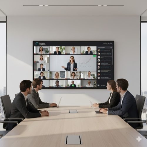 Màn hình họp trực tuyến là thiết bị hiển thị được thiết kế chuyên biệt