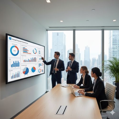 Màn hình tương tác trong môi trường doanh nghiệp