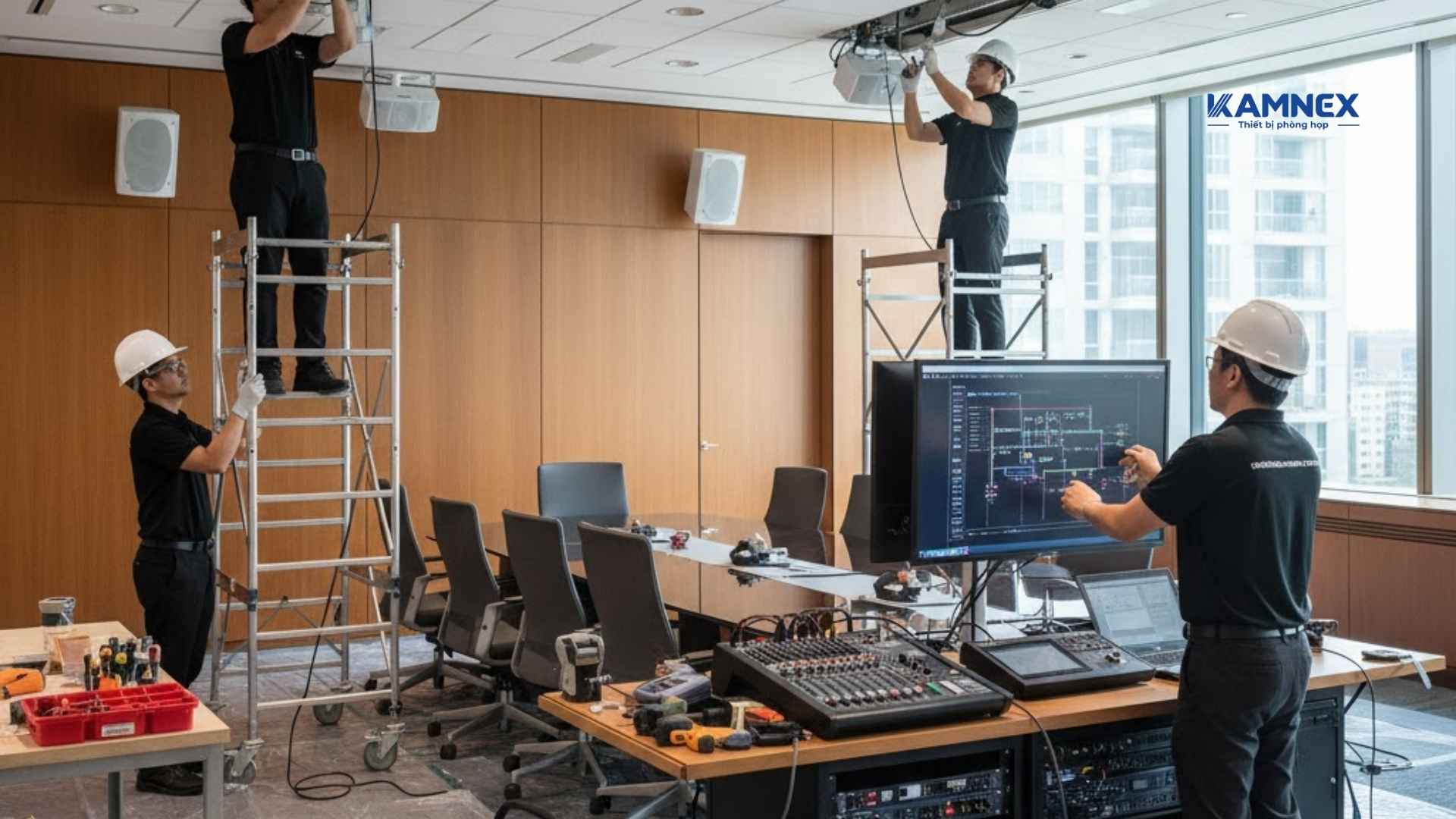 Quy trình lắp đặt hệ thống loa thông báo chi tiết và thông minh