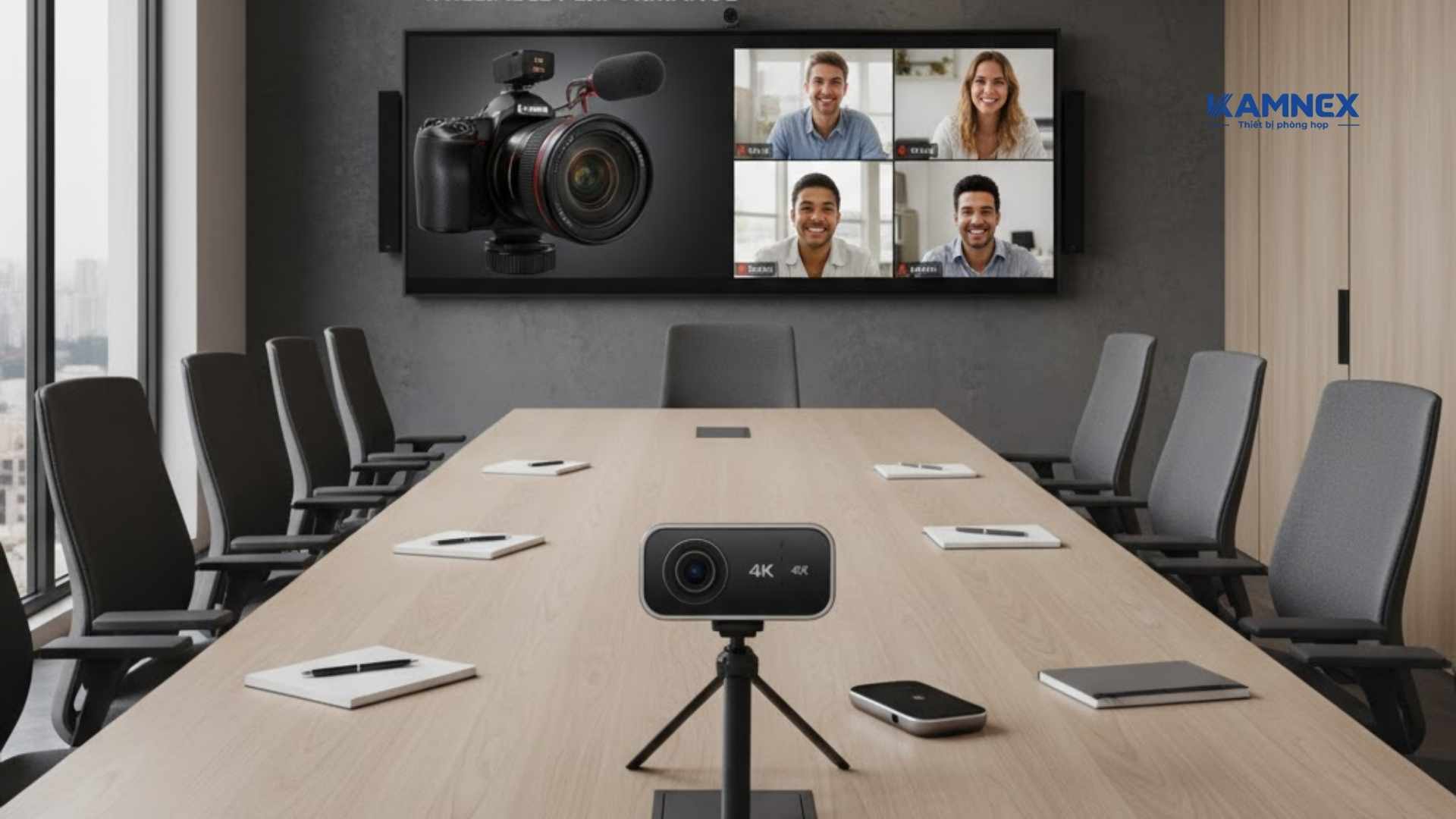 Tại sao nên đầu tư camera cho phòng họp trực tuyến