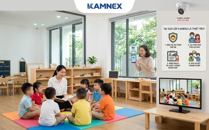 Tại sao việc lắp camera trong lớp học trở thành nhu cầu thiết yếu