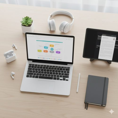 Thiết bị học tập cá nhân - Laptop, máy tính bảng, tai nghe