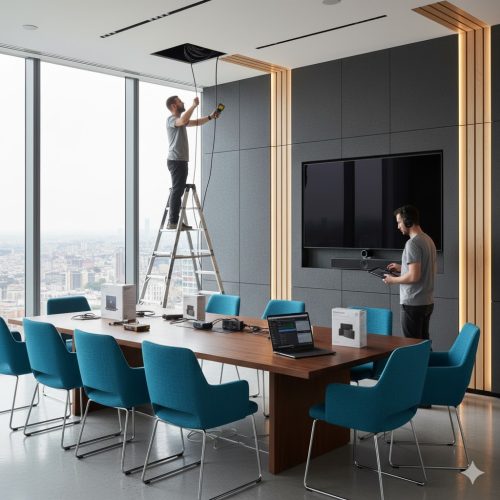 Tối ưu hạ tầng mạng và không gian phòng họp