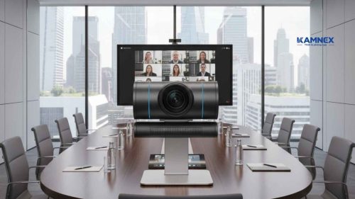 Top camera phòng họp hiện đại – góc quay rộng, âm thanh chuẩn