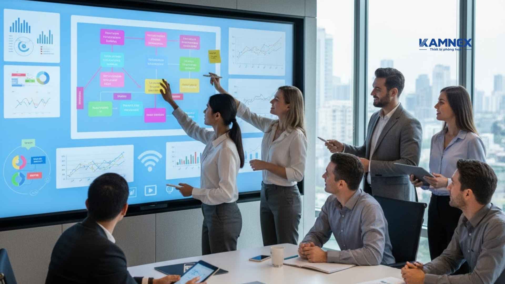 Ưu điểm nổi bật của màn hình tương tác cảm ứng
