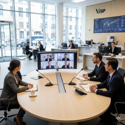 Vai trò của phòng họp trực tuyến trong ngành Tài chính – Ngân hàng