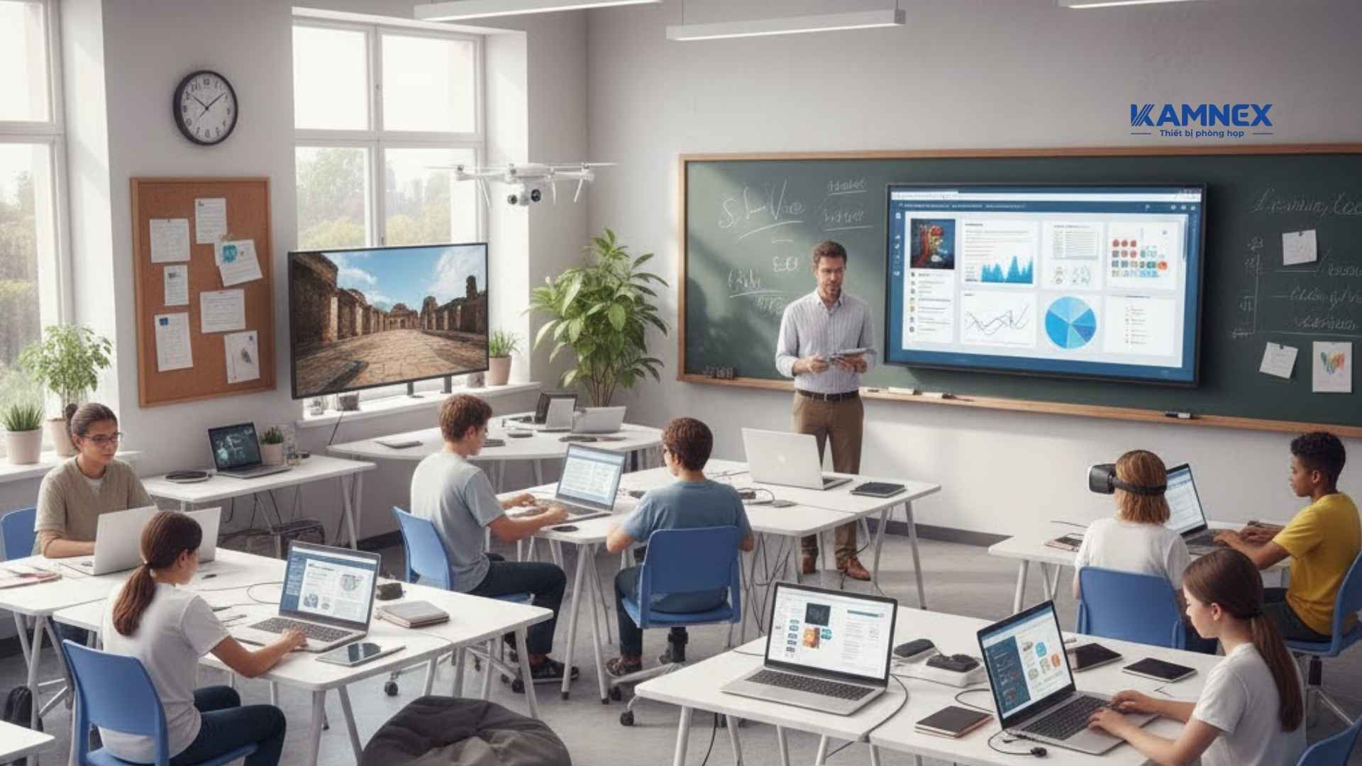 Vai trò của thiết bị trong lớp học hiện đại