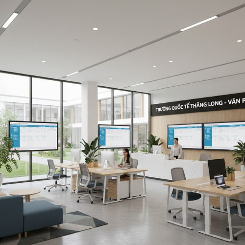 Văn phòng trường học hiện đại – Giải pháp số hóa toàn diện
