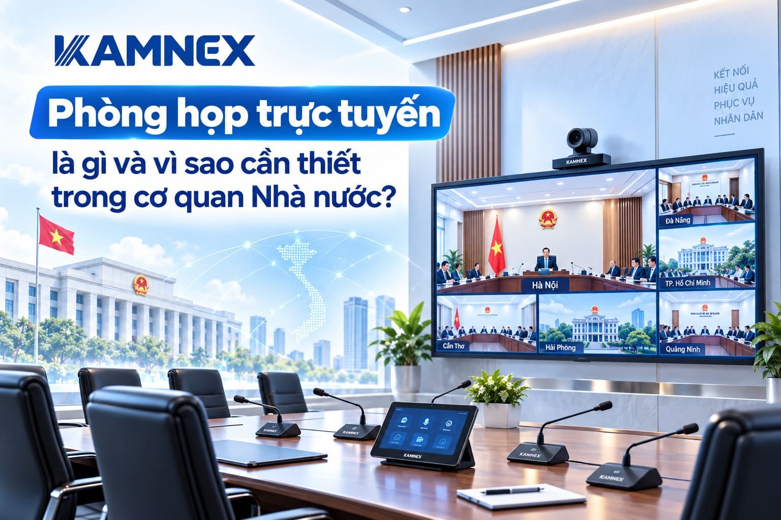 cơ quan hành chính Nhà nước sử dụng phòng họp trực tuyến