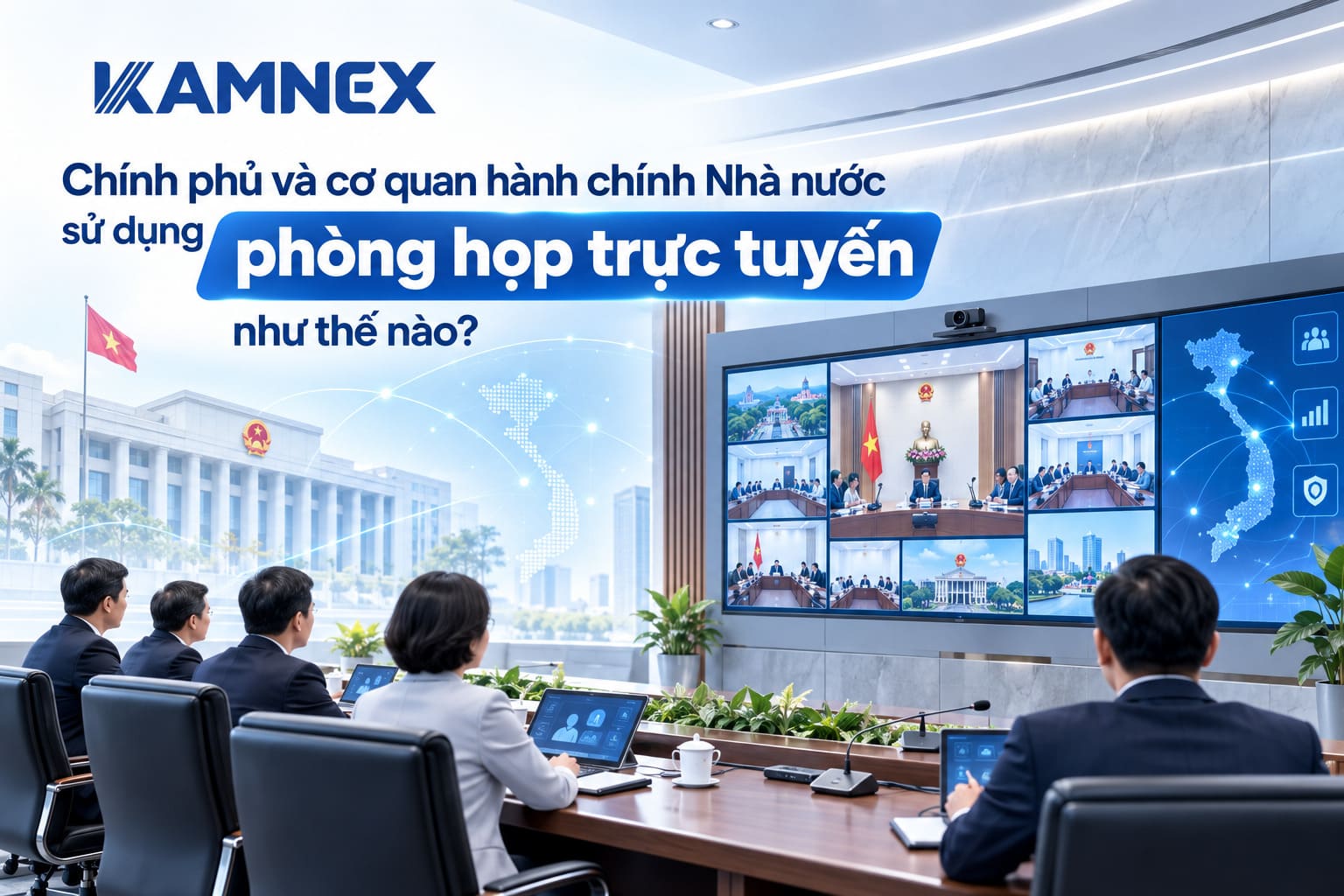 cơ quan hành chính Nhà nước sử dụng phòng họp trực tuyến