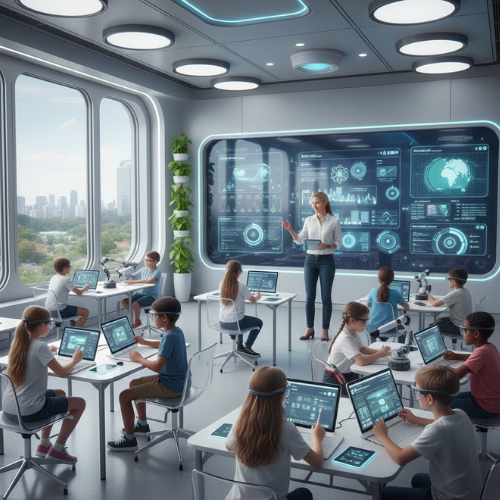 làm mới toàn bộ trải nghiệm giáo dục, từ lớp học, giáo viên đến học sinh và quản lý nhà trường