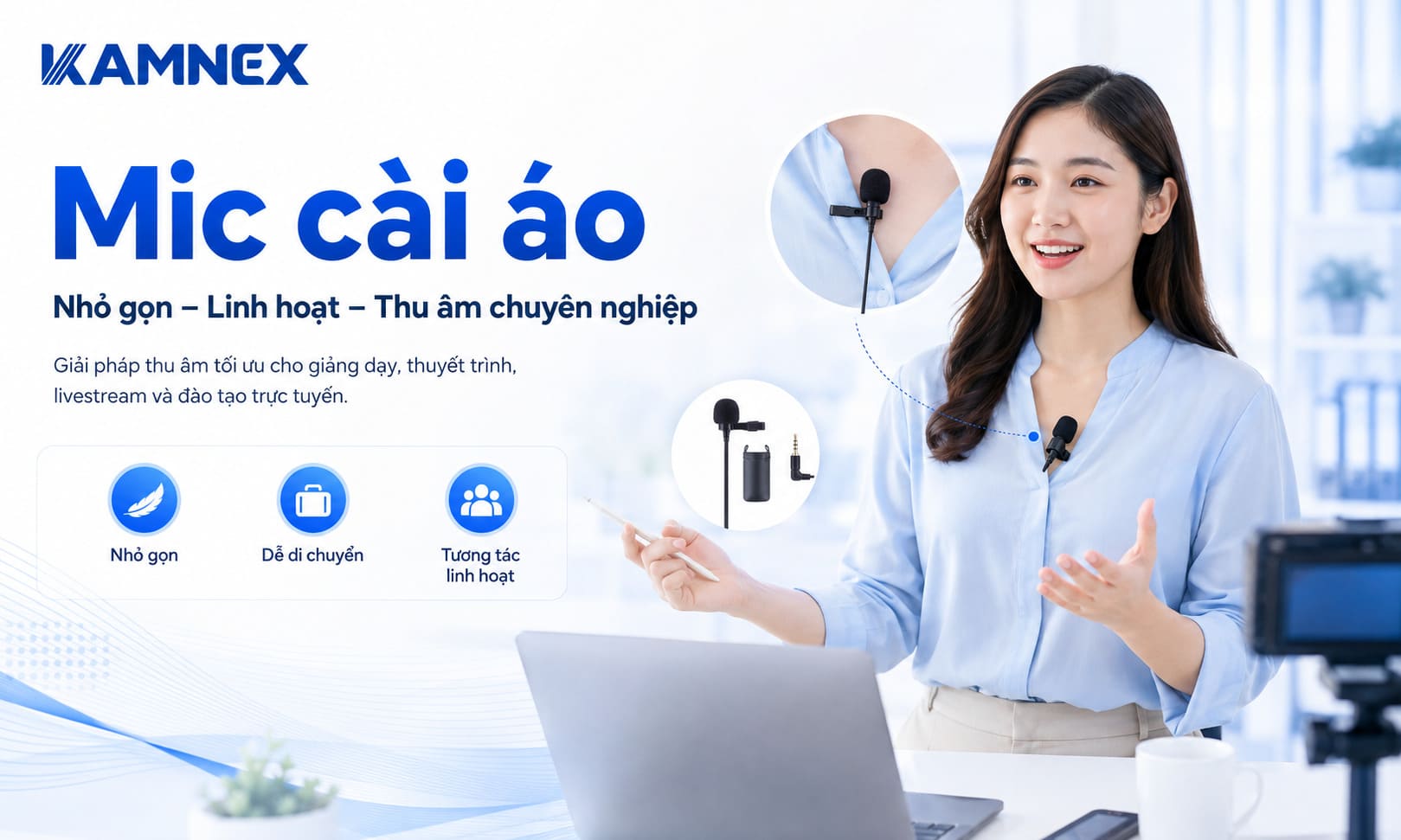 Mic dạy học online