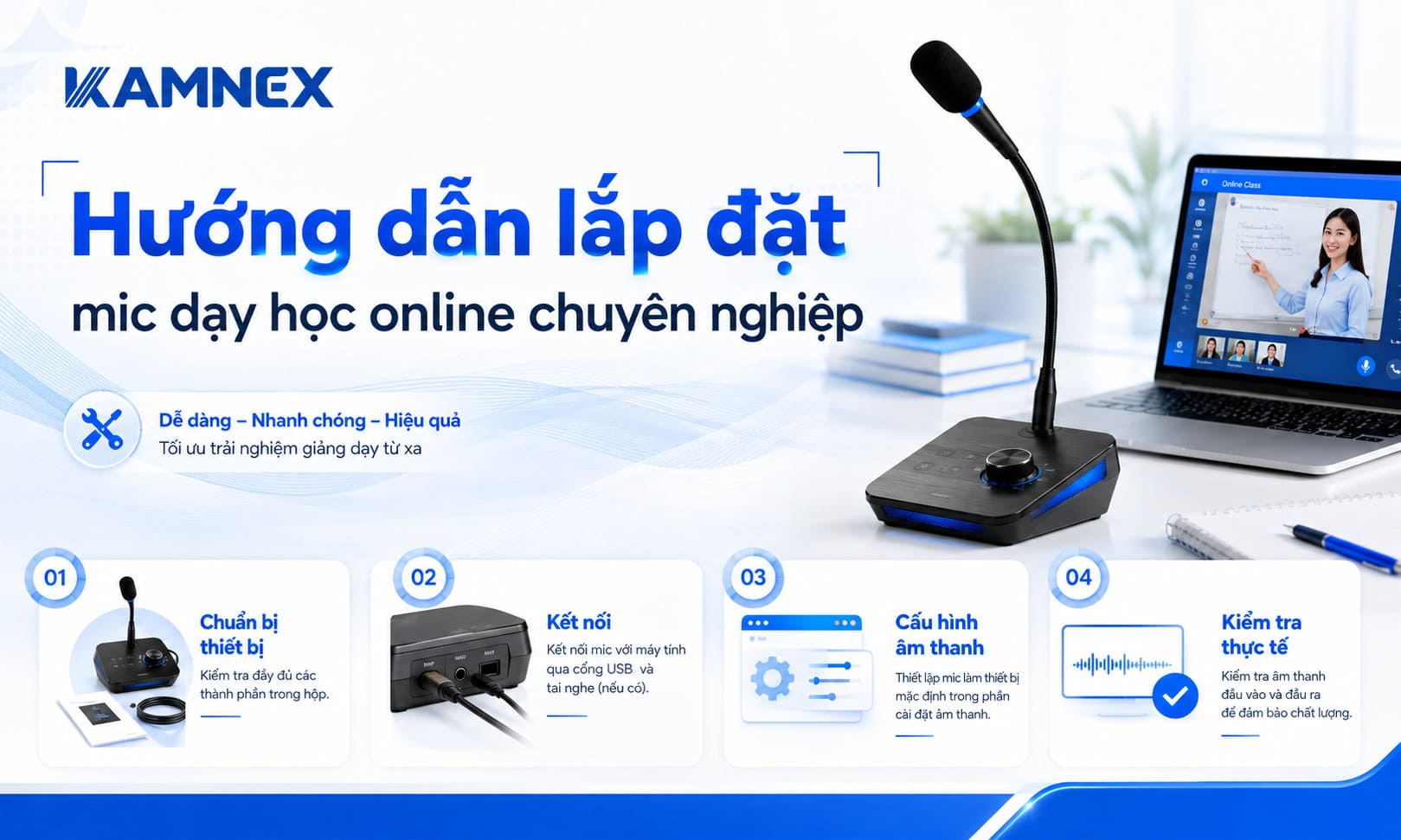 Mic dạy học online