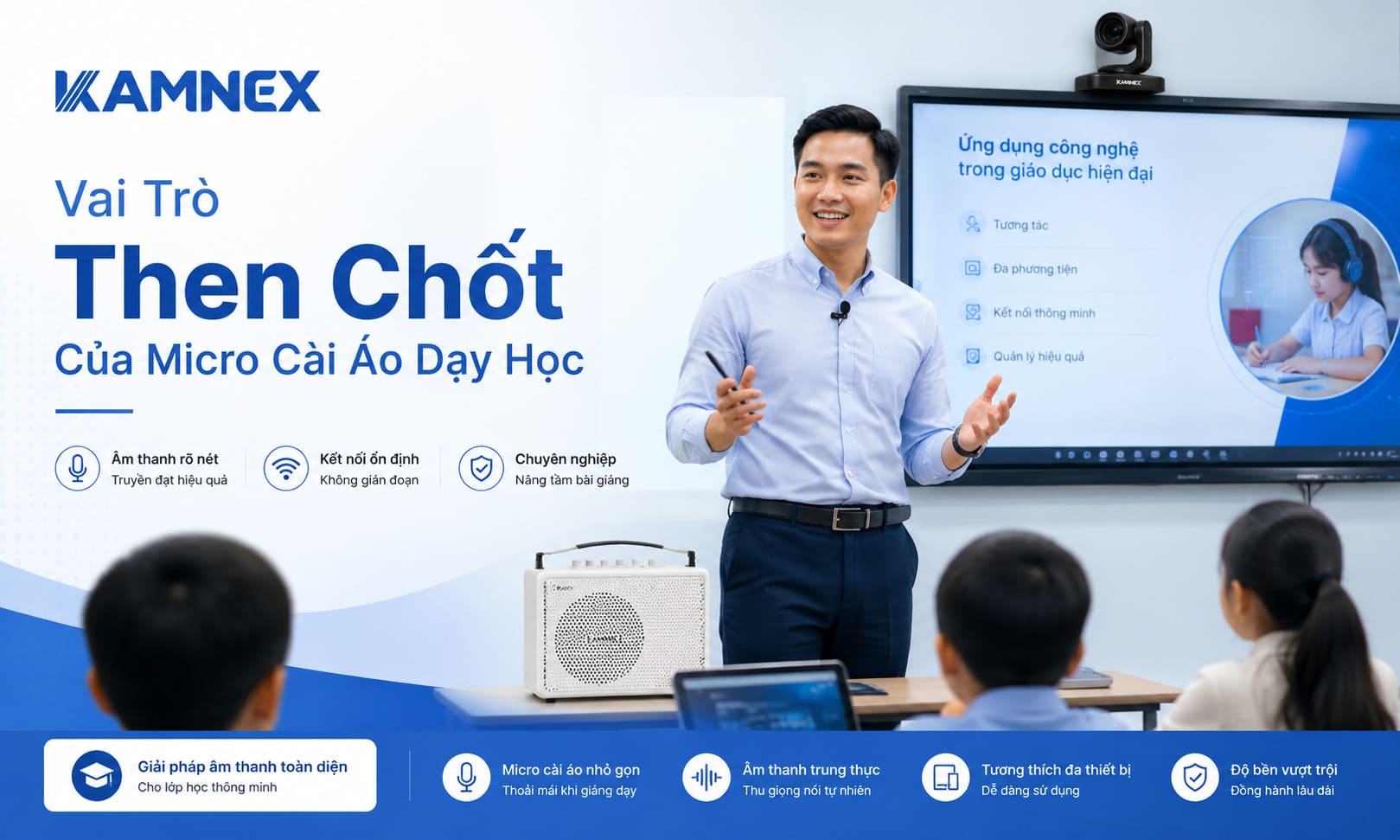 micro cài áo micro dạy học