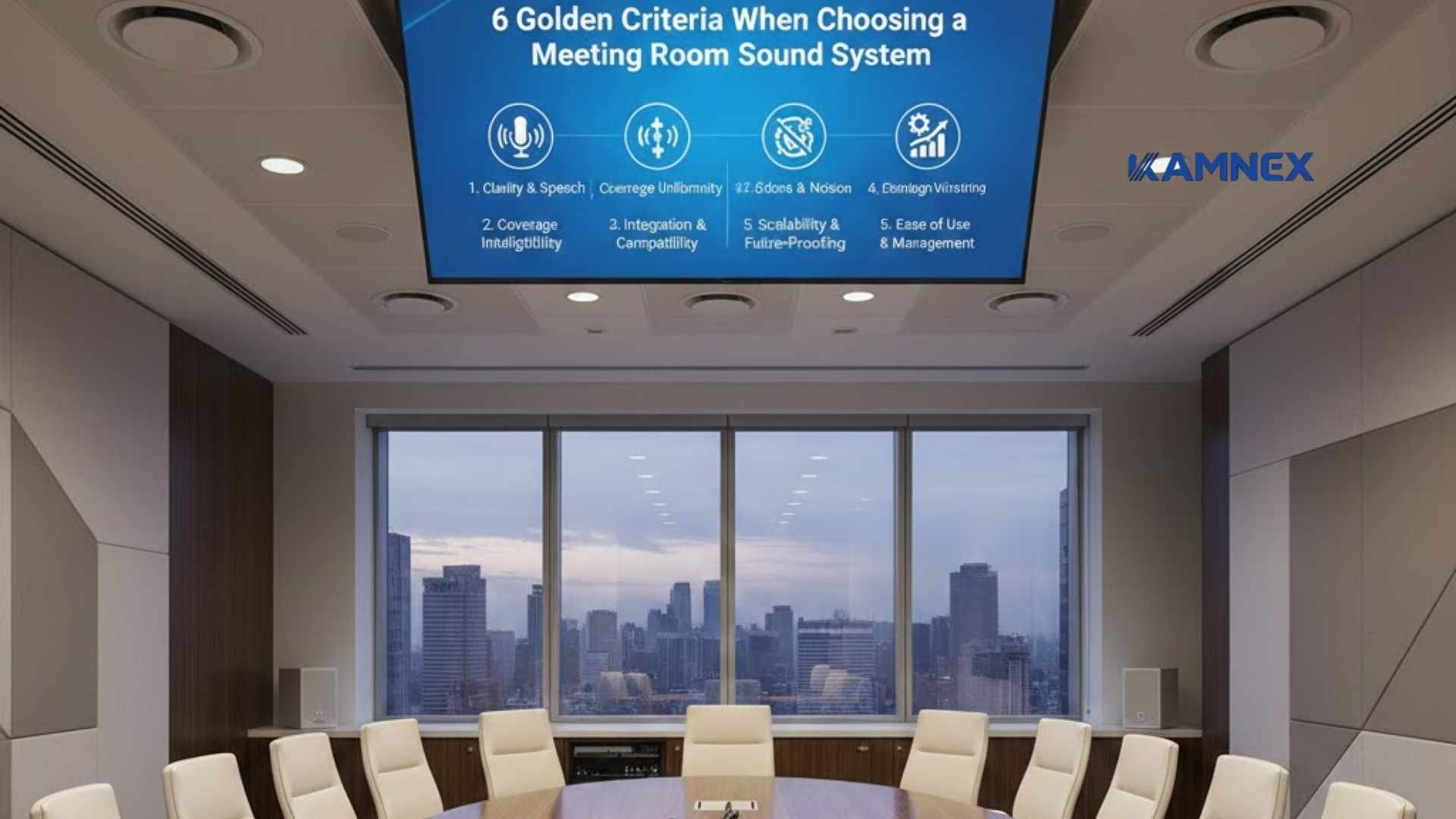 6 Tiêu Chí Vàng Khi Chọn Hệ Thống Âm Thanh Phòng Họp 