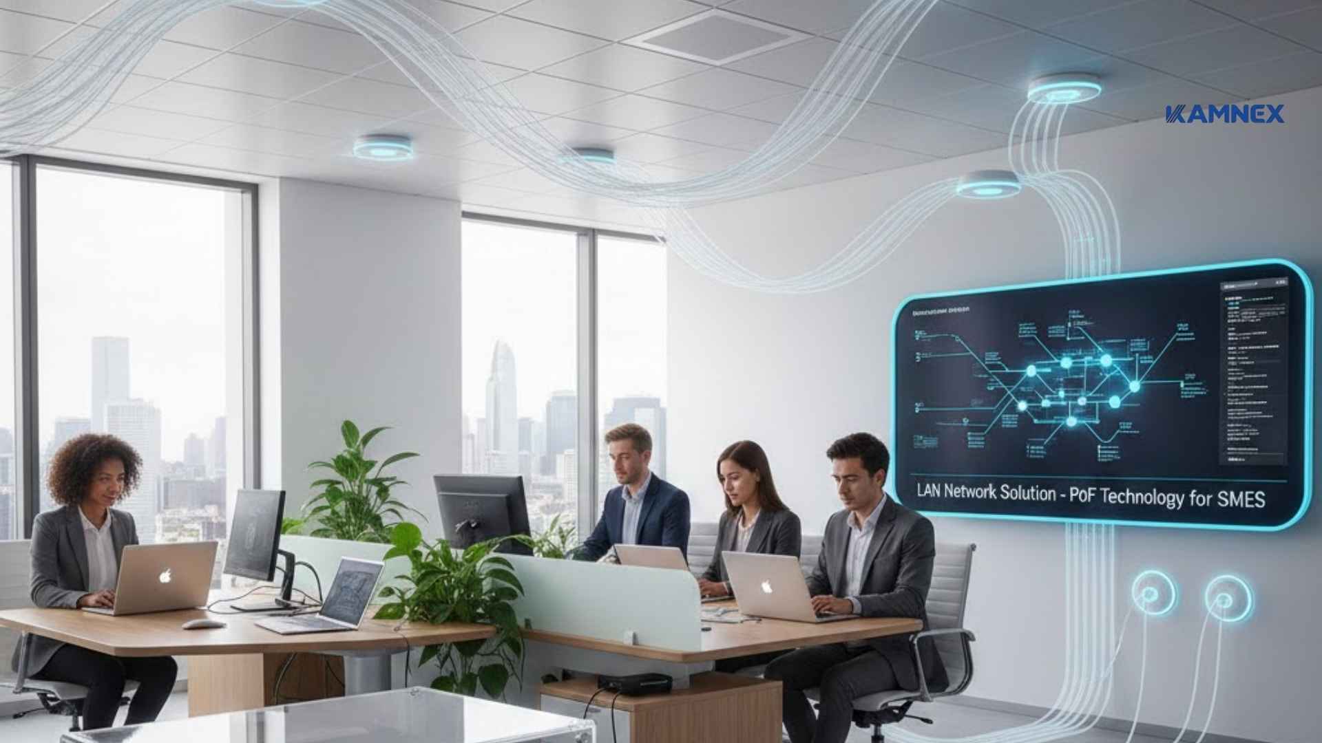 Giải Pháp Mạng LAN Với Công Nghệ PoF Cho SMEs