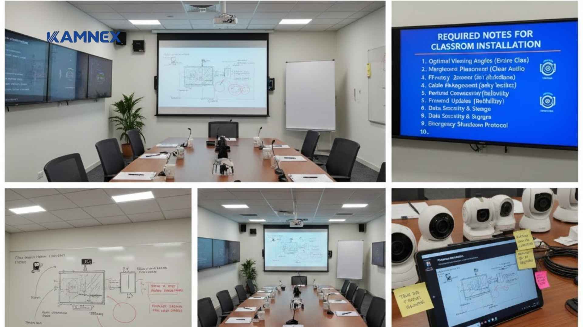 Lưu ý bắt buộc khi lắp đặt camera lớp học