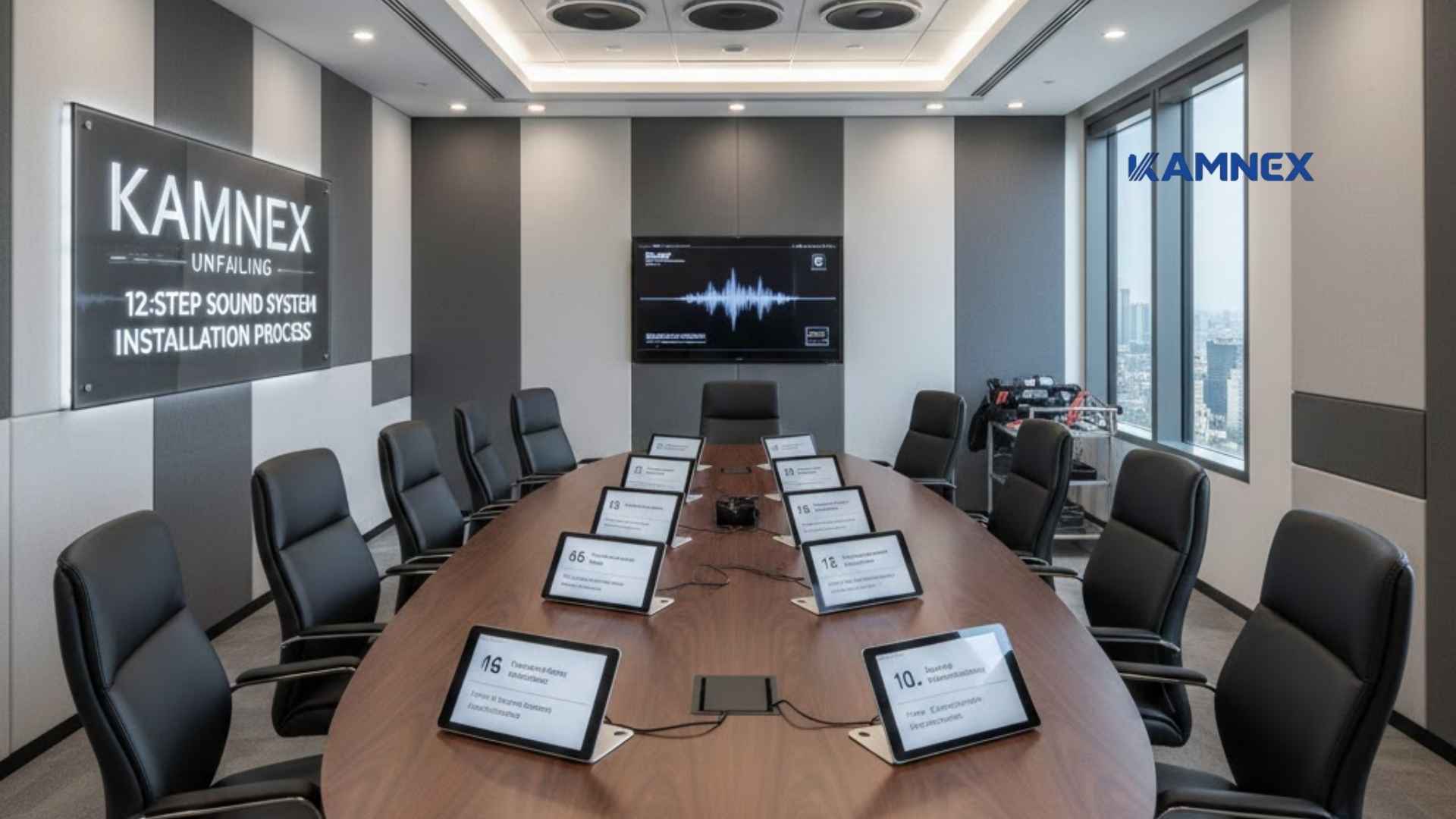 Quy trình lắp đặt hệ thống âm thanh phòng họp 12 bước “không thể thất bại” của Kamnex