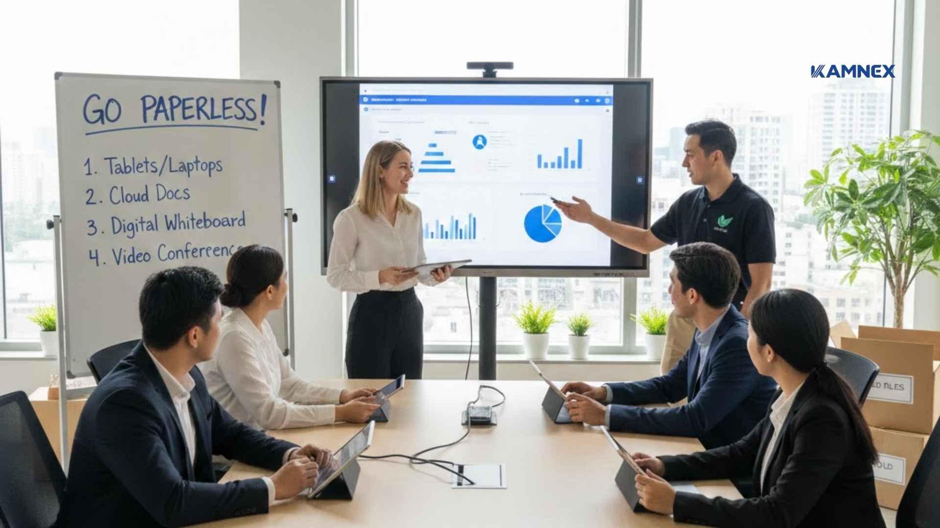 Quy trình triển khai phòng họp không giấy cho doanh nghiệp nhỏ