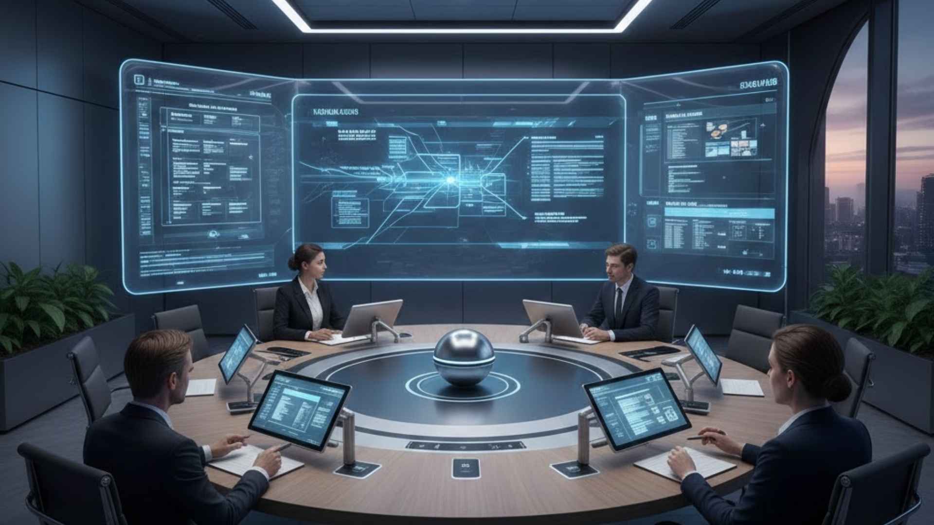 Thành phần chính của giải pháp phòng họp không giấy