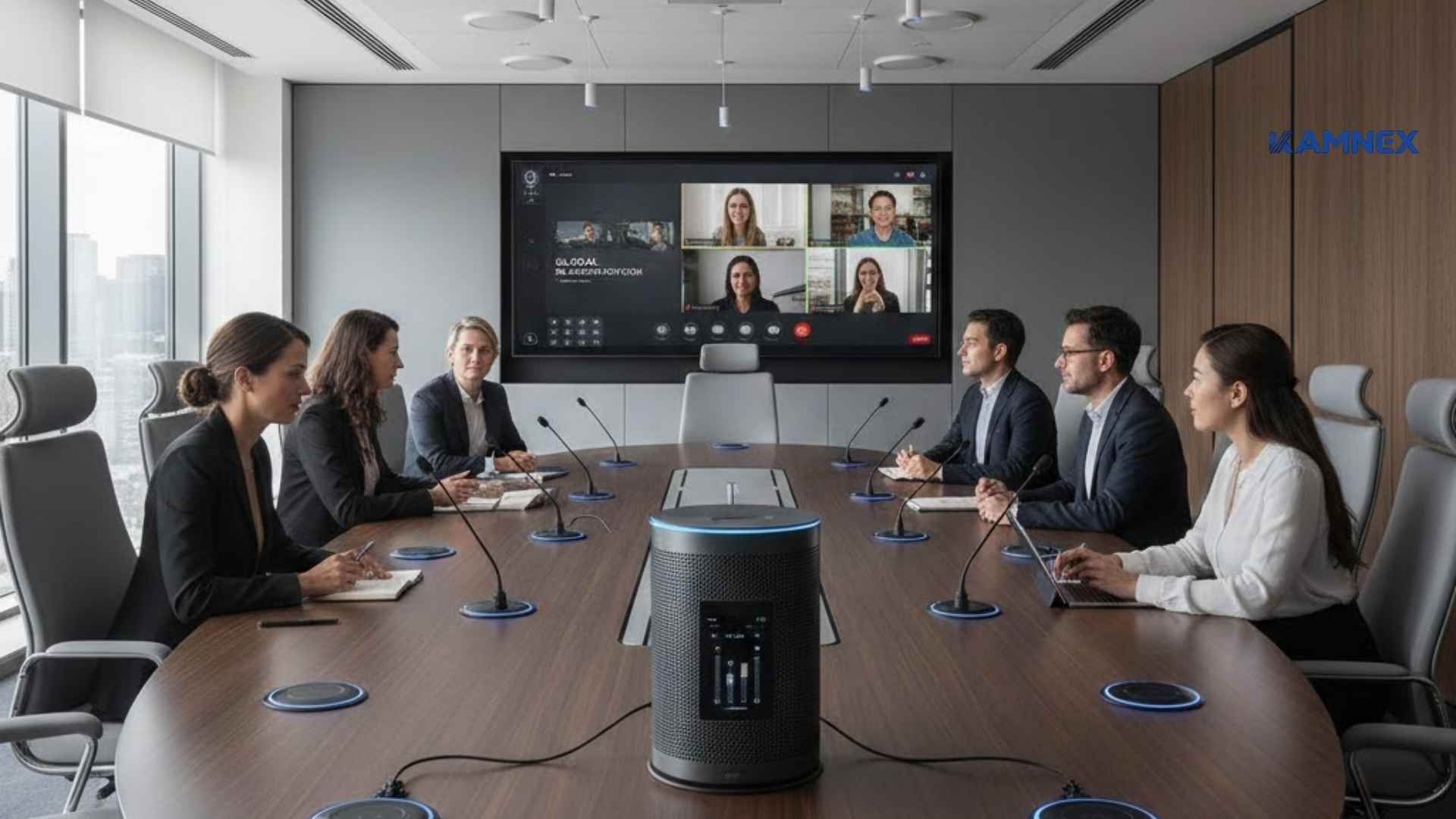 Ứng dụng thực tế của hệ thống âm thanh hội thảo phòng họp