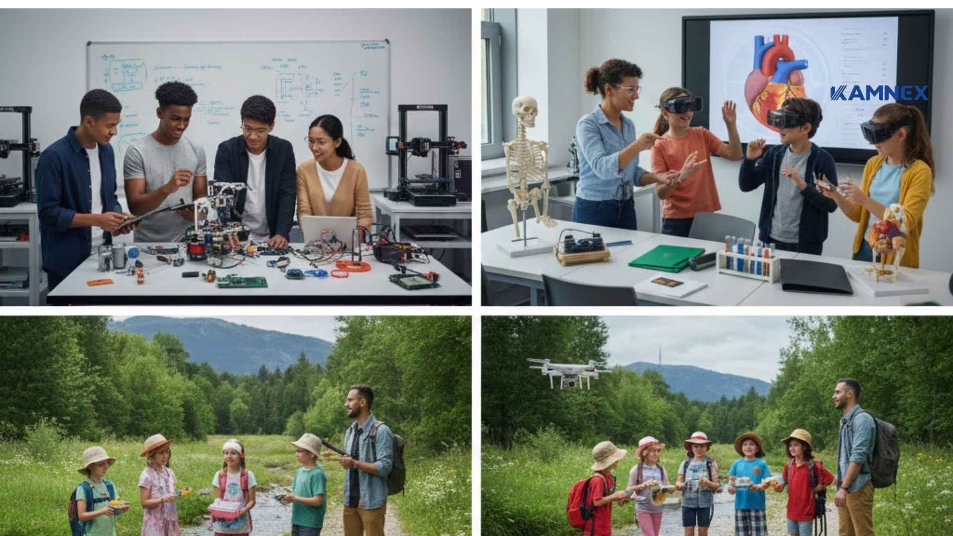 Ứng dụng thực tế của thiết bị giáo dục