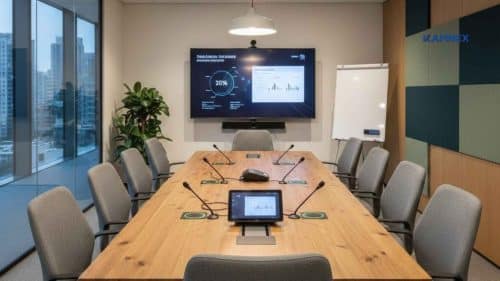 Thiết bị phòng họp nhỏ 10–20 người cho văn phòng