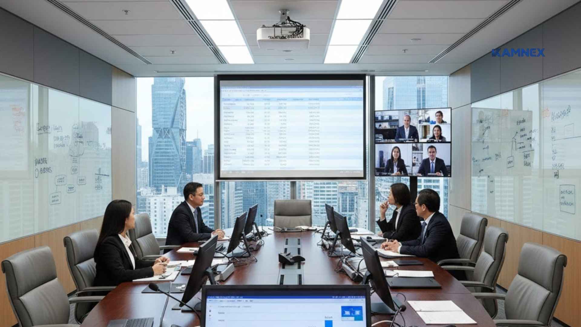 Vai trò thiết bị phòng họp cho ngân hàng đối với hoạt động ngân hàng