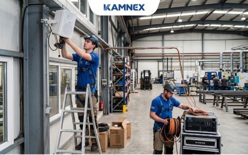 Giải pháp âm thanh thông báo (PA System) cho tòa nhà nhà máy